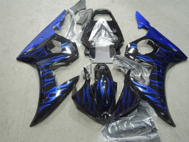 Purchase 2003-2005 Black Blue Flame Yamaha YZF R6 Bike Fairings Canada