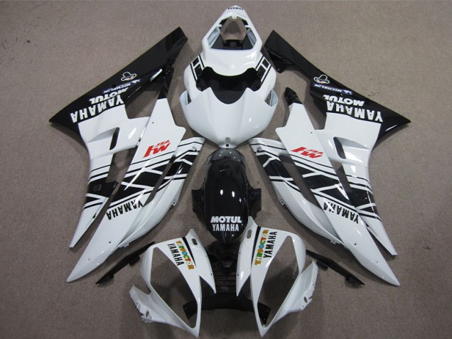 Purchase 2006-2007 Black White Motul Yamaha YZF R6 Bike Fairings Canada