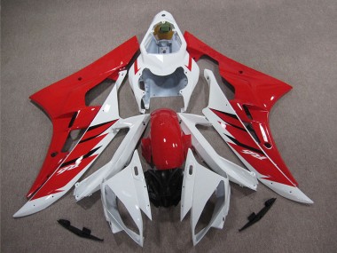 Purchase 2006-2007 Red White Yamaha YZF R6 Motorcycle Replacement Fairings Canada