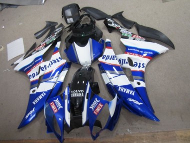 Purchase 2006-2007 White Blue Sterilgarda Volvo Yamaha YZF R6 Motorcylce Fairings Canada