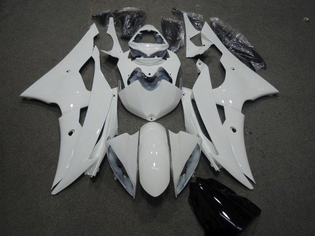 Purchase 2008-2016 White Yamaha YZF R6 Motorcyle Fairings Canada